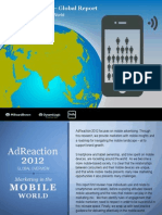 Adreaction 2012 - Global Report: Marketing in The Mobile World