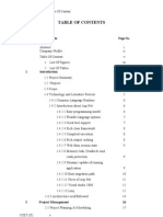 Chapter No. Chapter Title Page No.: Project Id: 32 Table of Content