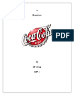 Final Coca Cola Report by Group Mba A1