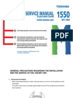 Toshiba 1550 Service Manual