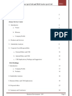 Business Ethics For Abance (PVT) LTD and MAS Active (PVT) LTD 2011
