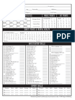 Delta Green Character Sheet