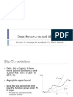 CSE 373 Data Structures and Algorithms: Lecture 4: Asymptotic Analysis II / Math Review