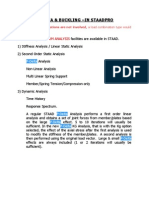 STAAD Pro - PDelta Analysis