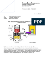 Dasifier The Up-Downdraft Gasifier For Metal Melting 2001 PDF