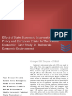 Analysis of State Intervention Policy and Impact of European Crisis in Indonesia Economic Environment PDF