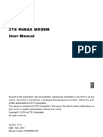 Zte Wimax Modem User Manual