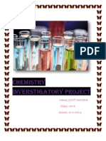 Chemistry Investigatory Project On The Topic: To Determine Percentage of Caffeine in Different Tea Samples