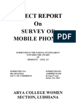 Survey of Mobile Phone