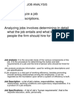 Job Analysis