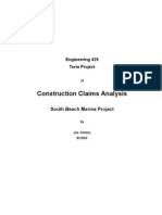 Construction Claim Analysis