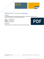 SAP BW - Hierarchy Load From Flat File