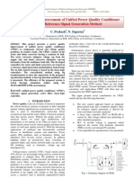 Power Quality Improvement of Unified Power Quality Conditioner Using Reference Signal Generation Method