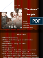 "The Hours" Insight: Students Balaban Olivia Banu Oana DR Ăjneanu Adela