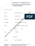 0003 - Password Based Access Control System With Motorized Gate Buzzer and LCD Display