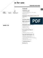 User Guide Hotpoint WMSD 723