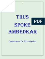 Thus Spoke Ambedkar