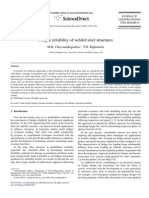 Fatigue Reliability of Welded Steel Structures.