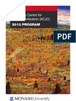 Australian Centre For Jewish Civilisation (ACJC) Program 2013