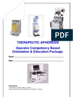 Therapeutic Apheresis Operator Competency Aug06