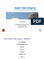 EAM Master Data Integrity