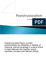 Post Structuralism