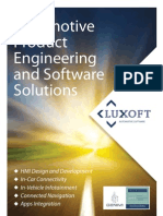 Brochure of Luxoft Automotive Software by Luxoft Software Development