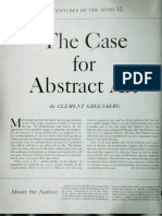 Greenberg, Clement - The Case For Abstract Art