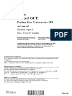 15 FP3 Practice Paper A