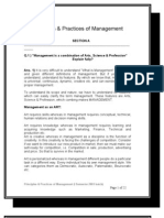 Principles and Practice of Management