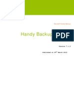 Handybackup User Manual 712