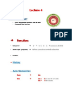 Function:: UNIX Shells