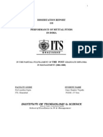 Thesis Performance of Mutual Funds in India