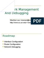 Network Management and Debugging: Weesan Lee