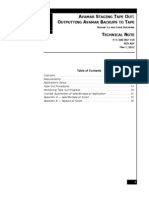 Avamar Staging Tape Out Outputting Avamar Backups To Tape Technical Note PDF