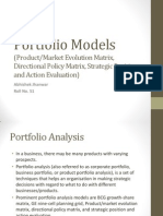 Portfolio Models