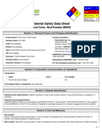 Msds Zat Warna Merah