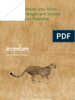 Accenture Strategy Expansion Into Africa POV