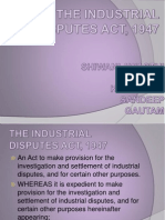 The Industrial Disputes Act, 1947