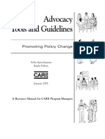 Advocacy Tools and Guidelines: Promoting Policy Change