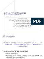 Real-Time Databases: DR Shamala Subramaniam