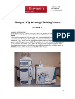 Finnigan LCQ - Training Manual