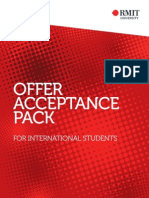 Offer Acceptance Pack: For International Students