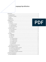 MGrammar Language Specification