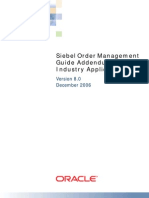 Siebel Order Management Guide Addendum For Industry Applications