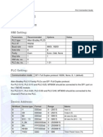 Rockwell PLC5: HMI Setting