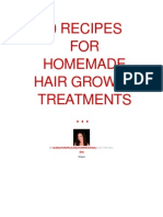 20 Recipes For Homemade Hair Growth Treatments