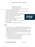 ET4254 Communications and Networking 1 - Tutorial Sheet 3 Short Questions