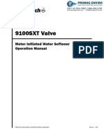 Water Softeners Residential 9100SXT Valve Softeners US Manual