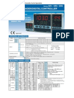 Shimaden Digital Controller: SR1 / SR3 / SR4